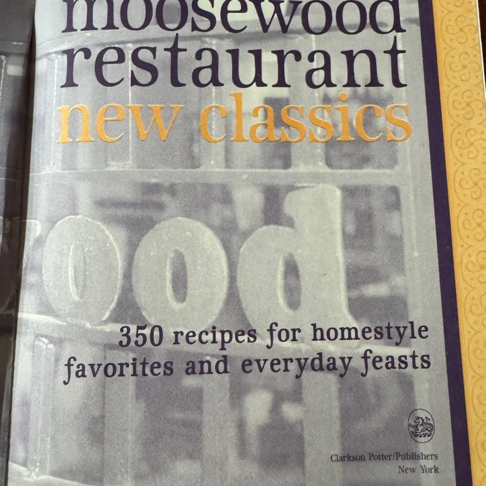 NEW MOOSEWOOD RESTAURANT COOKBOOK New Classics Vegetarian.$26 Retail